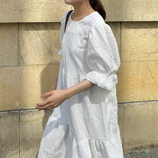 Puff Long Dress