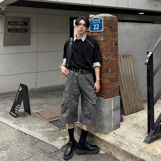Loose, relaxed striped shirt