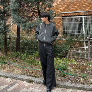 (Unisex) Basic Vegan Leather Jacket