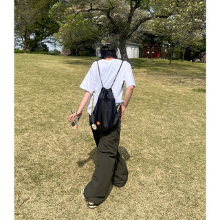 (Unisex) Wide Knee Tuck Cargo Pants