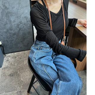Layered sheer T-shirt