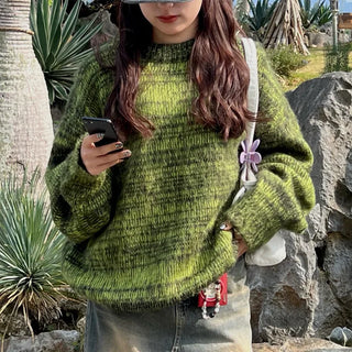 (Unisex) Melange Gradient Knit