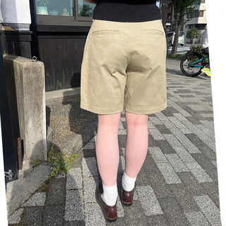 Wide Chino Shorts