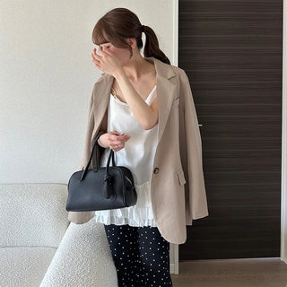 Frilled tunic camisole dress