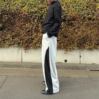 (Unisex) Two-tone sweatpants