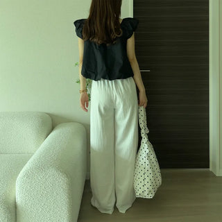 Wide Banding Pants