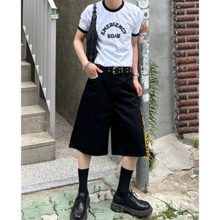 Slim Fit Ringer Neck T-Shirt