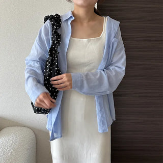 Summer Simple Sheer Shirt