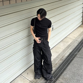 Half-zip T-shirt