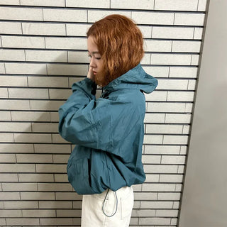 (Unisex) Nylon Hooded Zip-Up