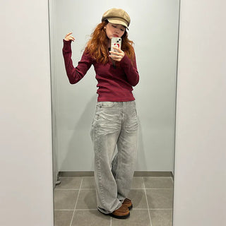 Smoky Wide Denim Pants