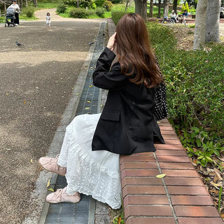 Oversized tailored jacket