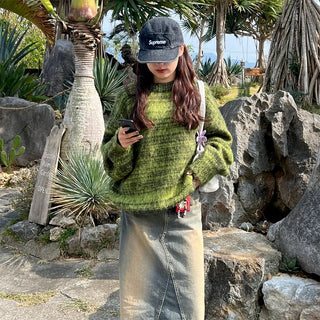 (Unisex) Melange Gradient Knit