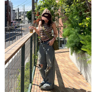Border Hooded Sleeveless