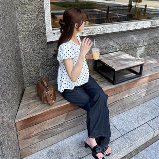 Polka Dot Girly Blouse