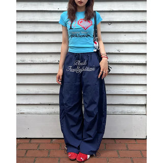 Cropped graphic heart t-shirt