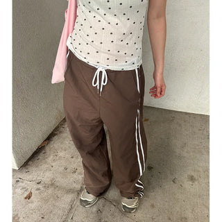 Low-rise track pants