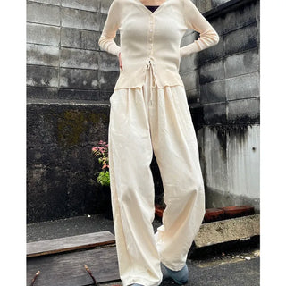 Daily Linen Two-Pleat Pants