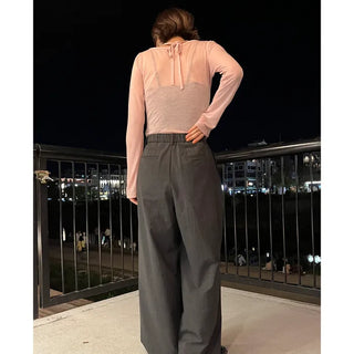 Layered sheer T-shirt