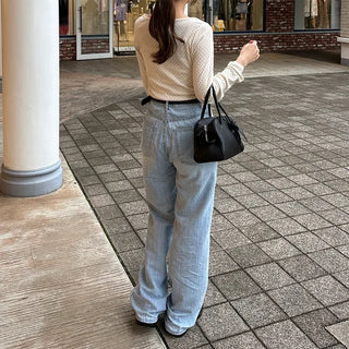Loose-fit summer denim