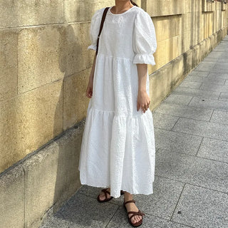 Puff Long Dress