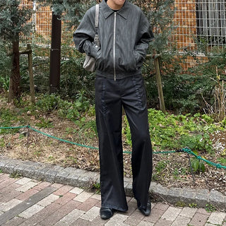 (Unisex) Basic Vegan Leather Jacket