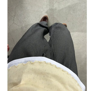 String stripe pants