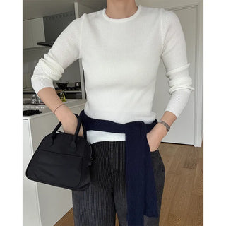 Simple ribbed round knit