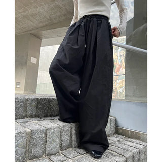 Cotton Tuck Banding Pants