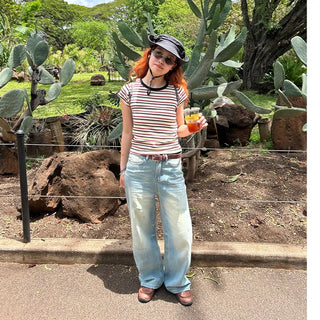 Striped Round T-shirt