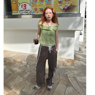 Checked feminine blouse