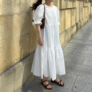 Puff Long Dress
