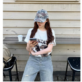 (Unisex) Camo Ball Cap