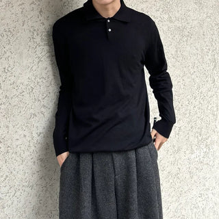 Soft, simple button knit