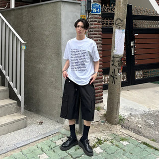 Nylon string Bermuda shorts