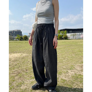 Daily Linen Two-Pleat Pants