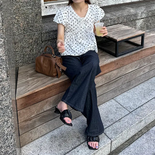 Polka Dot Girly Blouse
