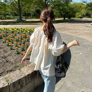 Puff volume blouse