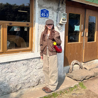 Leopard print hunting hat