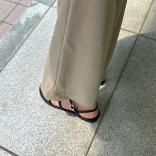 Strap belt sandals