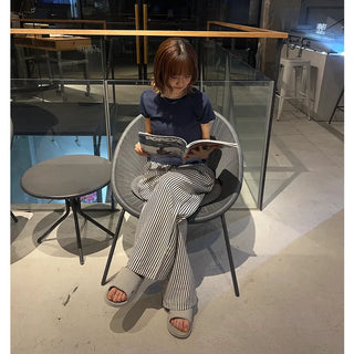 Cotton striped pants