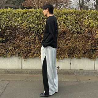 (Unisex) Two-tone sweatpants