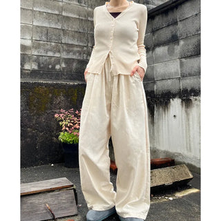 Daily Linen Two-Pleat Pants