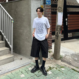 Nylon string Bermuda shorts
