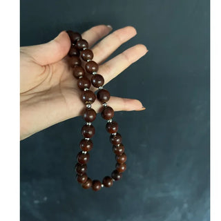 Woody Bead Necklace