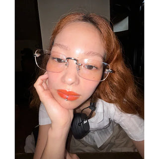 Rimless glasses