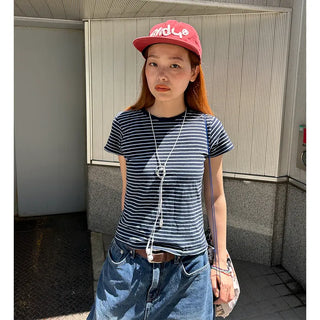 Suede square belt