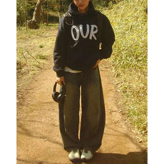 (Unisex) Lettering Sweatshirt