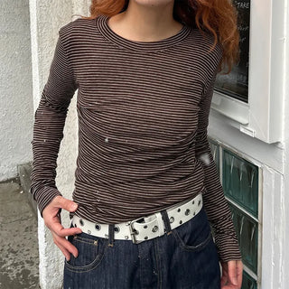 Soft border layered T-shirt