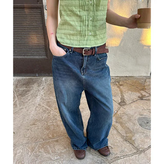 Suede square belt